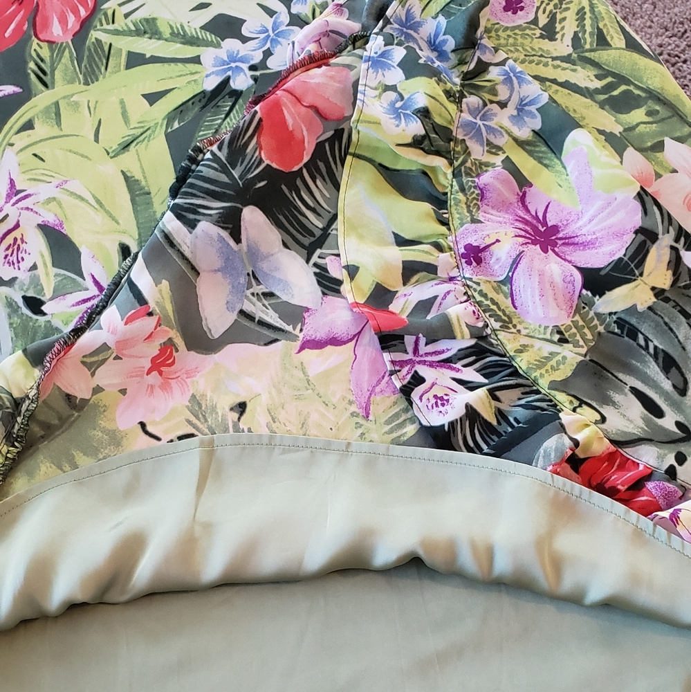 Tommy Bahama tropical floral strappy dress, size L - NEW - Picture 5 of 9